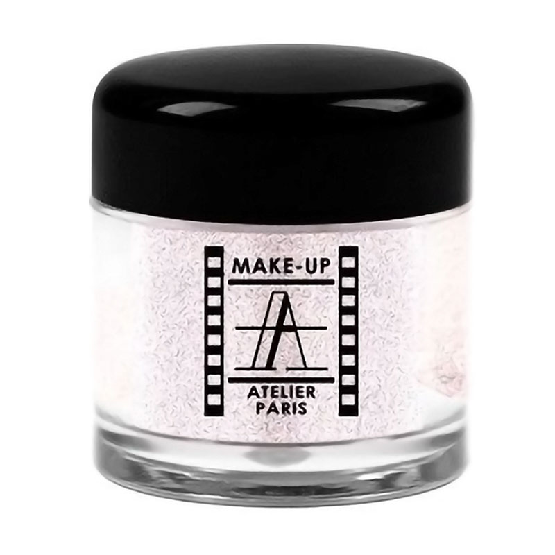 Розсипчаста перламутрова пудра для повік Make-Up Atelier Paris Pearl Powder PP05 Holographic White Pink, 4 г